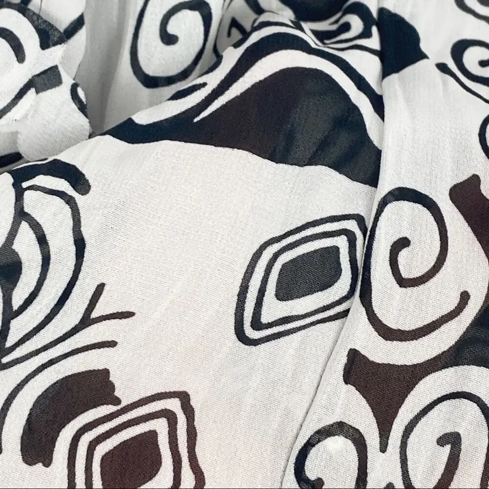 Dress Barn Woman 3X V Neck Top BoHo Graphic - Picture 7 of 9